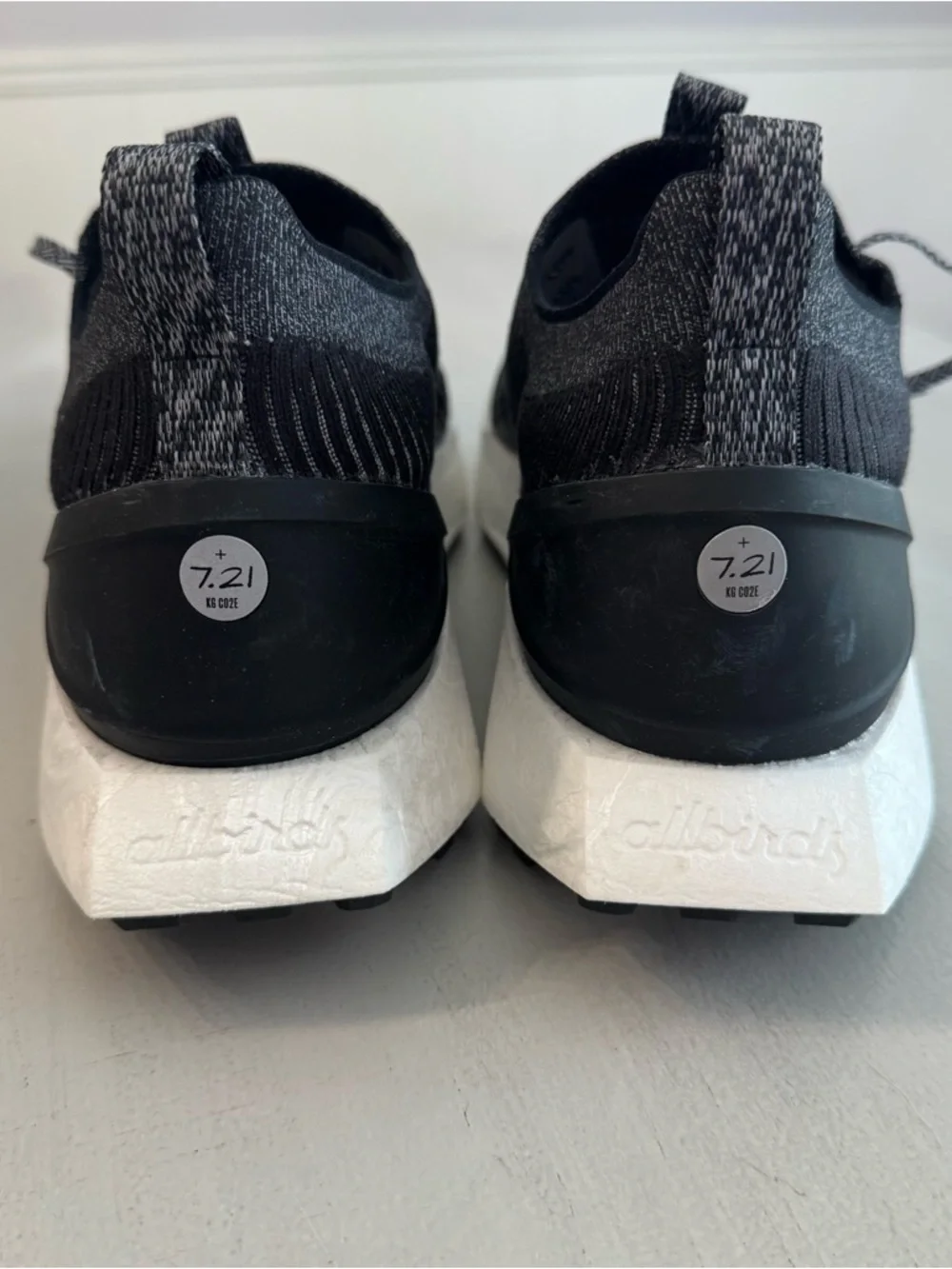 allbirds Men’s Tree Flyer 2 (TF2) Natural Black Lace Up Tennis Shoes Sz 12.5 NIB